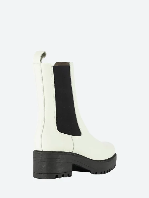 Online - E-6114 Chelsea Boot in Milk Wild Women Overalls & Jumpsuits | Heels