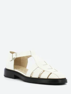 Discount - Fisherman Sandal in Off White Wild Women Sandals