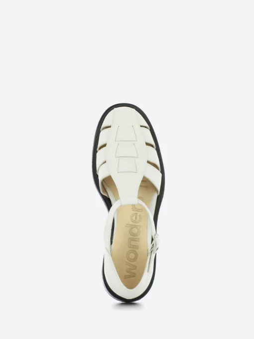 Discount - Fisherman Sandal in Off White Wild Women Sandals