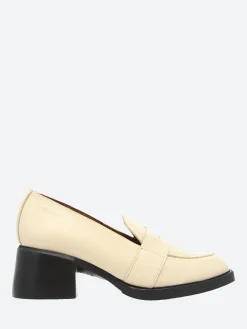 Best - Heel Loafer in Cream Wild Women Shoes | Loafers
