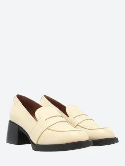 Best - Heel Loafer in Cream Wild Women Shoes | Loafers