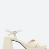 Clearance - Heel Sandal in Off White Iseo Women Overalls & Jumpsuits | Sandals