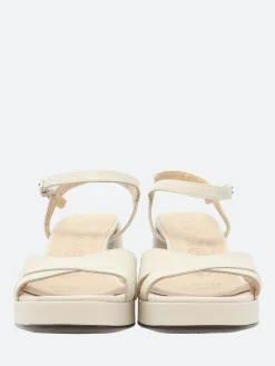 Clearance - Heel Sandal in Off White Iseo Women Overalls & Jumpsuits | Sandals