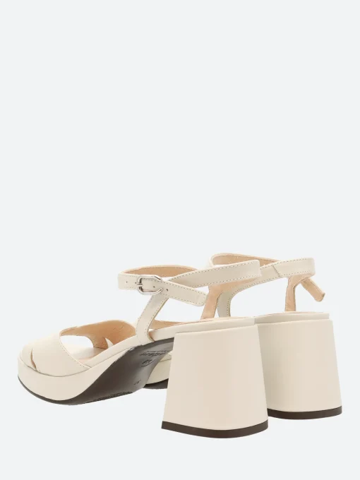 Clearance - Heel Sandal in Off White Iseo Women Overalls & Jumpsuits | Sandals