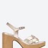Clearance - Palm Sandal in Platino Glow Women Overalls & Jumpsuits | Sandals