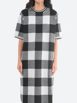 Sale Wool Knit Short-Sleeved Dress Women Dresses