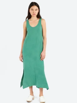 Discount - Amelin Dress in Bottle Green Women Dresses