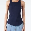 Outlet - Arynn Tank in New Navy Women Tops & Blouses | Overalls & Jumpsuits