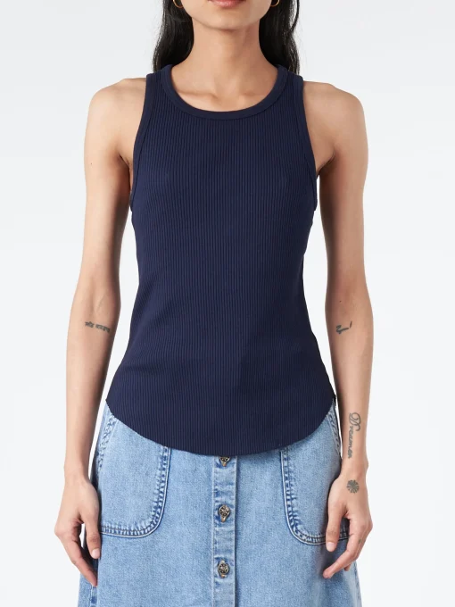Outlet - Arynn Tank in New Navy Women Tops & Blouses | Overalls & Jumpsuits