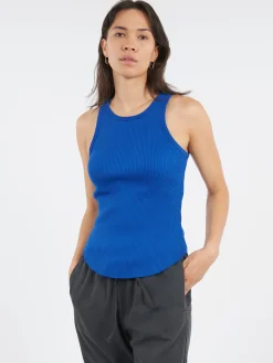 Clearance - Arynn Tank in Seaside Blue Women Tops & Blouses