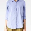 Clearance - Beau Shirt in Dark Periwinkle Women Tops & Blouses | Overalls & Jumpsuits