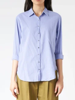 Clearance - Beau Shirt in Dark Periwinkle Women Tops & Blouses | Overalls & Jumpsuits