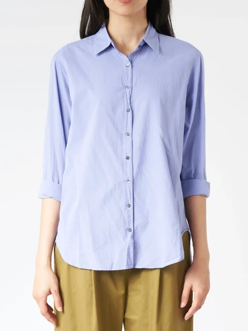 Clearance - Beau Shirt in Dark Periwinkle Women Tops & Blouses | Overalls & Jumpsuits