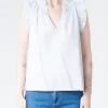 Fashion - Bex Top in (Light Blue) Women Tops & Blouses | Overalls & Jumpsuits