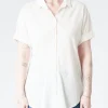 Fashion - Channing Shirt in Kiss Kiss (Light Yellow) Women Tops & Blouses | Button-Ups