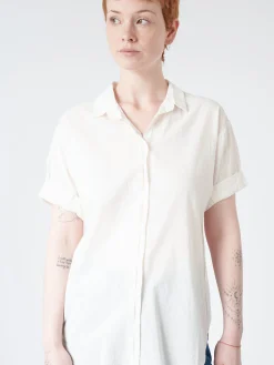 Fashion - Channing Shirt in Kiss Kiss (Light Yellow) Women Tops & Blouses | Button-Ups