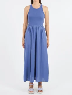 Discount - Flynn Dress in Marine Blue Women Dresses