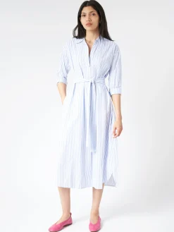 New - Marlowe Dress in Coastal Stripe Women Dresses