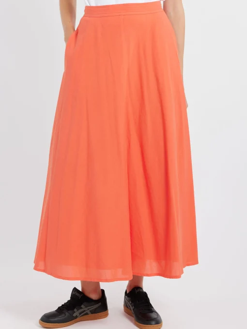 Hot - Stela Skirt in Orange Sunset Women Skirts