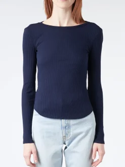 Hot - Tiegs Tee in New Navy Women Tops & Blouses | T-Shirts