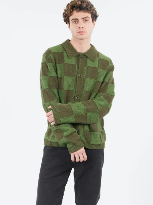 Sale YMC - Baker Cardigan in Knitwear