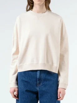 Best YMC - Earth Almost Grown Sweatshirt in Ecru Marl Women Tops & Blouses | Sweatshirts
