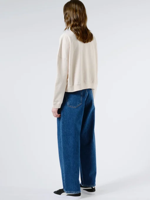 Best YMC - Earth Almost Grown Sweatshirt in Ecru Marl Women Tops & Blouses | Sweatshirts