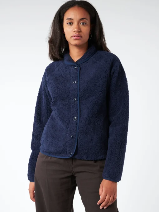 Best YMC - Earth Beach Jacket in Navy Women Overalls & Jumpsuits | Outerwear