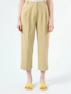 New YMC - Earth Market Trouser in Sand Women Pants | Overalls & Jumpsuits