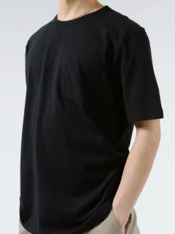 New YMC - Earth Wild Ones Pocket Tee in Black T-Shirts