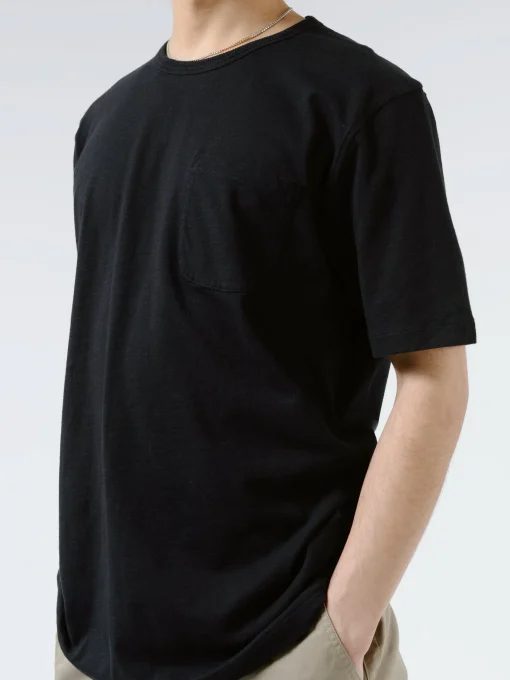 New YMC - Earth Wild Ones Pocket Tee in Black T-Shirts