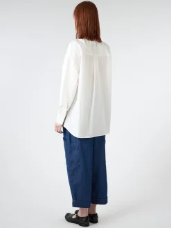 Outlet YMC - Lena Shirt in White Women Tops & Blouses | Button-Ups