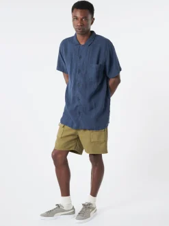 New YMC - Malick Shirt in Navy Button-Ups