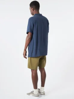 New YMC - Malick Shirt in Navy Button-Ups