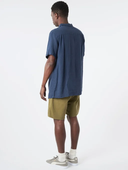 New YMC - Malick Shirt in Navy Button-Ups