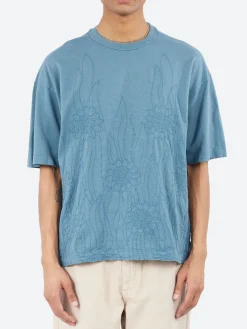 Best YMC - Triple T-Shirt in Blue Steel T-Shirts