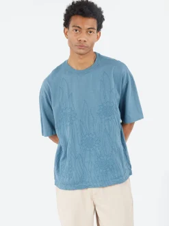 Best YMC - Triple T-Shirt in Blue Steel T-Shirts