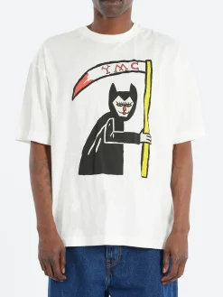 Online YMC - Triple Vixen T-Shirt in Off White T-Shirts